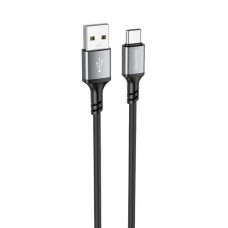 Кабель BOROFONE BX83 Famous silicone charging  for Type-C 3A/1m чорний