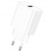 Мережевий зарядний пристрій BOROFONE BA72A Spring 18W/QC3.0/1USB + Cable Micro білий