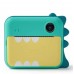 Детская камера - фотоаппарат моментальной печати Print Camera P1 Dinosaur Mini зеленый