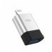 Адаптер XO NB186 Lightning to USB OTG adapter Серебристый