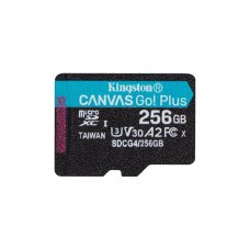 Карта памяти Kingston 256GB microSDXC Canvas Go! Plus UHS-I U3 V30 A2 Class 10 (SDCG4/256GBSP)