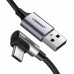 Кабель UGREEN   US284  USB AM - Type-C  Angled 1м (50941)