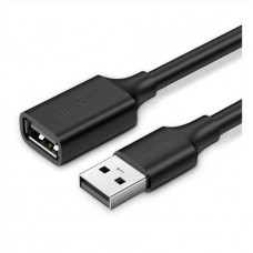 Кабель UGREEN US103 USB 2.0 A  Male to A Female Cable 2m чорный (10316)