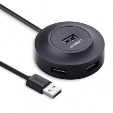 USB-хаб (концентратор/разветвитель) Ugreen CR106 USB 2.0 Hub 4 порта 1m чорный (20277) USB-хаб (концентратор/разветвитель) Ugreen CR106 USB 2.0 Hub 4 порта 1m чорный (20277)