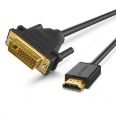 Кабель Ugreen HD106  HDMI to DVI Cable 2m чорный (10135)