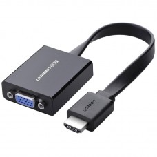 Адаптер Ugreen MM103  HDMI to VGA Converter 25cm чорный  40248 Конвертер для подключения к монитору