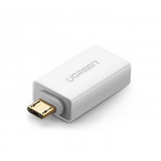 Адаптер Ugreen US195  Micro USB to USB 2.0 OTG Adapter белый (30529)