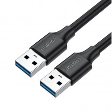 Кабель Ugreen US128  USB 3.0 A Male to Male Cable 1m  чорный  (10370)