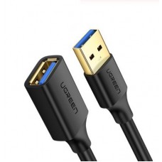 Кабель Ugreen US129 USB 3.0 Extension Male Cable 2m чорный (10373)