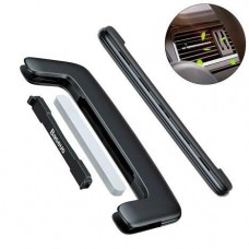 Автомобильный освежитель воздуха Baseus Metal Paddle car air freshener чорный (SUXUN-BP01)