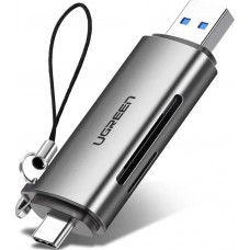 Кардидер UGREEN CM185 USB-C/USB-A Card Reader (50706)