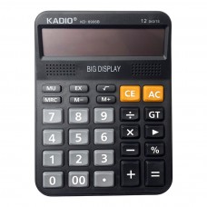Большой настольный Калькулятор KADIO KD-8906B Бухгалтерский 12-ти разрядный математический