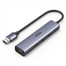 Концентратор UGREEN CM473 USB 3.0 to 4*USB 3.0 Hub (20805) Переходник USB-хаб 4 порта Адаптер Концентратор UGREEN CM473 USB 3.0 to 4*USB 3.0 Hub (20805) Переходник USB-хаб 4 порта Адаптер