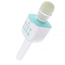 Микрофон-колонка HOCO BK5 Cantando karaoke microphone голубой