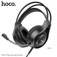 Наушники стерео с микрофоном HOCO W106 Tiger gaming чорный