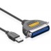 Кабель UGREEN  USB to IEEE1284 Parallel Printer Cable 2M  20225