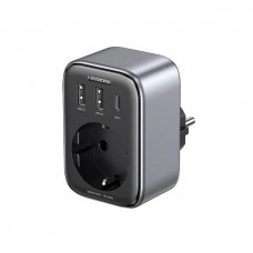 Сетевое зарядное устройство для UGREEN CD314 GaN 30W Outlet Extender серый (90613)