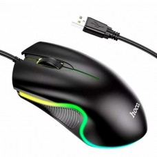 Мышка HOCO GM19 Enjoy Gaming luminous wiкрасный mouse чорный