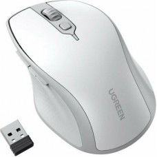 Беспроводная Мышка UGREEN Ergonomic Wireless Mouse MU101 белый серый (15805) Беспроводная Мышка UGREEN Ergonomic Wireless Mouse MU101 белый серый (15805)