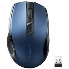 Беспроводная Мышка UGREEN Ergonomic Wireless Mouse MU006 2.4 GHz&BT голубой (25753) Беспроводная Мышка UGREEN Ergonomic Wireless Mouse MU006 2.4 GHz&BT голубой (25753)