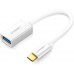 Адаптер Ugreen US154 USB Type-C Male to USB 3.0 Female OTG Adapter белый (30702)