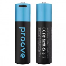 Аккумуляторные батарейки Proove Compact Energy AA 2 штуки набор с портом USB-C