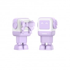 Сетевое зарядное устройство Ugreen CD361 Nexode Robot GaN Tech USB + 2 x USB Type-C 65W (35291) Purple