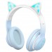 Наушники bluetooth XO BE38 Cats Ear Colourful Lights Headband bluetooth 5.3 RGB-подсветка для мобильных