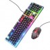 Мышка + клавиатура HOCO GM18 Luminous gaming keyboard and mouse set чорный