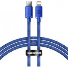 Кабель Baseus Crystal Shine Series Fast Charging Data Cable Type-C to iP 20 W 2 m голубой (CAJY000303)