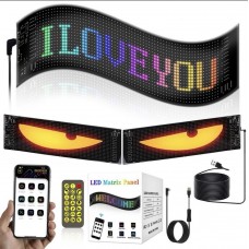 Гибкий светодиодный дисплей LED Matrix Panel для рекламы и вывесок программируемой панели с bluetooth