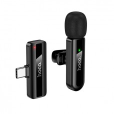 Микрофон HOCO L20 Type-C Fair Wireless Microphone |2.4G, 5-15m, 3-4h| чорный