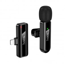Микрофон HOCO L20 Lightning Fair wireless microphone |2.4G, 5-15m, 3-4h| чорный