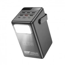 Внешний аккумулятор Hoco DB03 Endure 100000mAh 22.5W Power Bank with Lamp черный