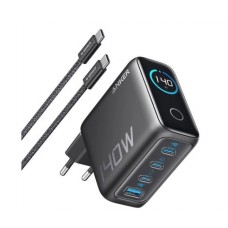 Зарядное устройство Anker Laptop GaN 140W 4 порта (B2697GZ1) черное