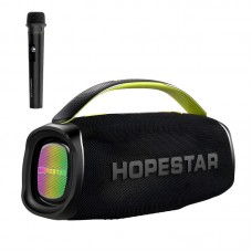Беспроводная караоке система - портативная колонка + микрофон Hopestar A40 черная