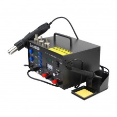 Паяльная станция Lukey 853D фен, паяльник, блок питания 15V 2A, тестер Паяльная станция Lukey 853D фен, паяльник, блок питания 15V 2A, тестер