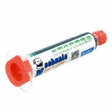 Лак изоляционный Mechanic LY-UVH900, зелёный, в шприце, 10 ml (LY10 UV curing solder proof printing ink)