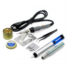 Паяльный набор в кейсе WEP 947-II (паяльник 60W, рег. t 200-450 гр C, жала 900M 6шт, инструменты и расходники)