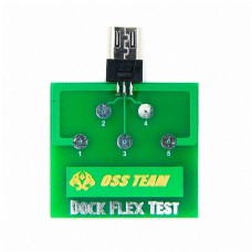 Тестовая плата Aida DFT-micro для проверки контактов разъема micro USB на короткое замыкание Тестовая плата Aida DFT-micro для проверки контактов разъема micro USB на короткое замыкание