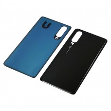 Заднее стекло корпуса для Huawei P30 черный (чёрное)