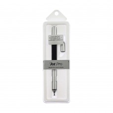 Стилус ёмкостный, высокоточный, Jot Pro , с капиллярной ручкой, алюминиевый, серебристый Стилус ёмкостный, высокоточный, Jot Pro , с капиллярной ручкой, алюминиевый, серебристый