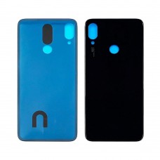 Заднее стекло корпуса для Xiaomi Redmi Note 7 черный (чёрное)