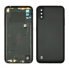 Задняя крышка для Samsung A015 Galaxy A01 (2019) черный (чёрная)
