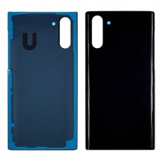 Заднее стекло корпуса для Samsung N970F Galaxy Note10 Aura черный (чёрное)