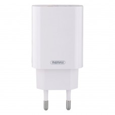 Сетевое зарядное устройство Remax RP-U37 USB/ Type-C QC PD белое + кабель Type-C to Lightning