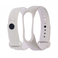 Ремешок силиконовый для Xiaomi Mi Band 3/ 4 02 белый Ремешок силиконовый для Xiaomi Mi Band 3/ 4 02 белый