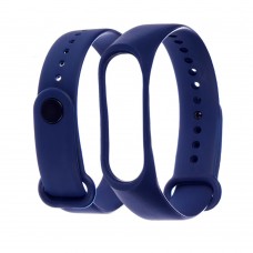 Ремешок силиконовый для Xiaomi Mi Band 3/ 4 05 тёмно-синий Ремешок силиконовый для Xiaomi Mi Band 3/ 4 05 тёмно-синий