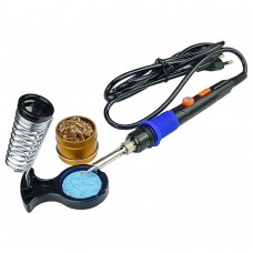 Паяльник WEP 947-VII с подставкой, жалом 900M, выключателем, рег. t 220-480 гр C, индикатором работы (60W, 220V)