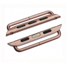 Переходник на универсальный ремешок для Apple Watch 38mm/ 40mm на болтах розовый